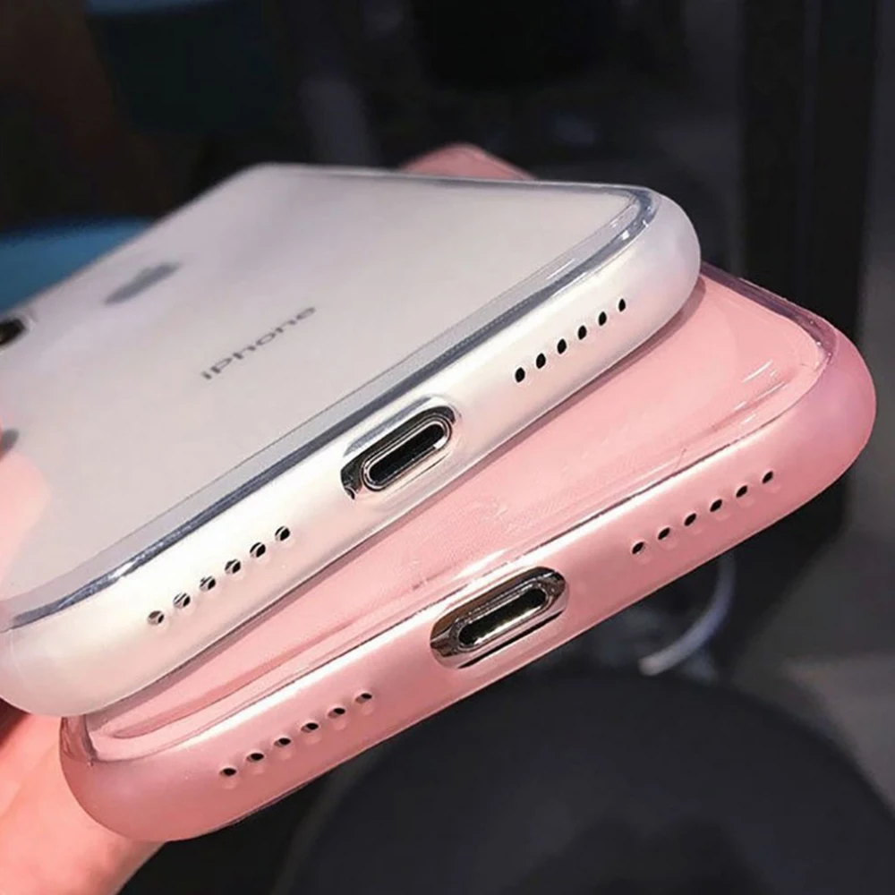 Прозрачный чехол для телефона iPhone 11 Pro XS Max XR X 8 7 6s 6 Plus 11Pro противоударный