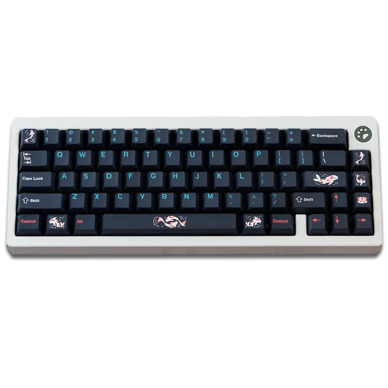 

120 клавиш GMK zenpond Koi колпачки для ключей herry Profile PBT сублимационная механическая клавиатура колпачок для MX Switch