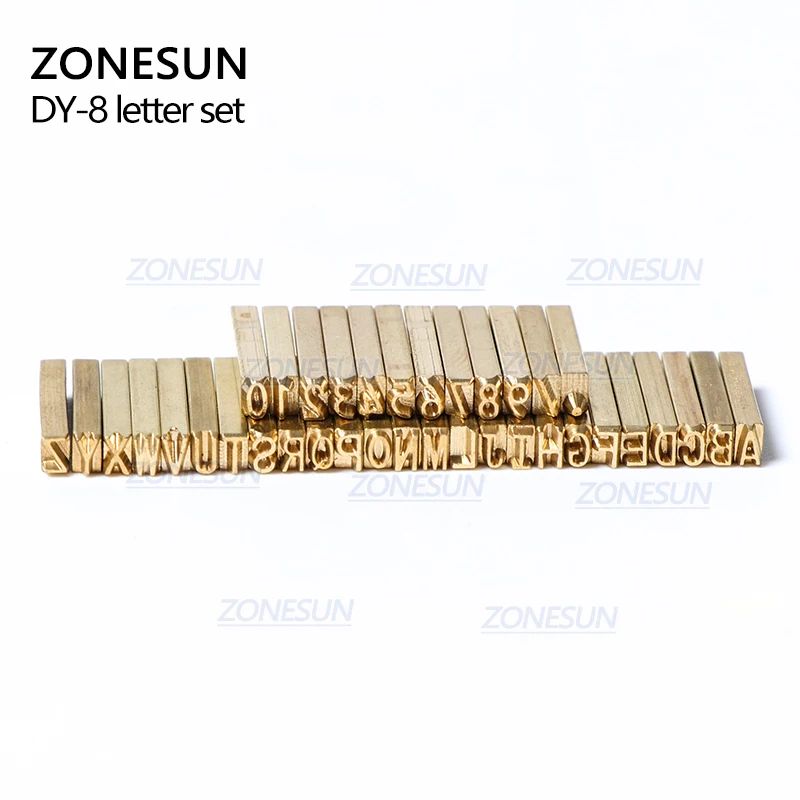 ZONESUN A Z 0 9 буквенный номер горячая буква для кодовой ленты печатная машина|letters