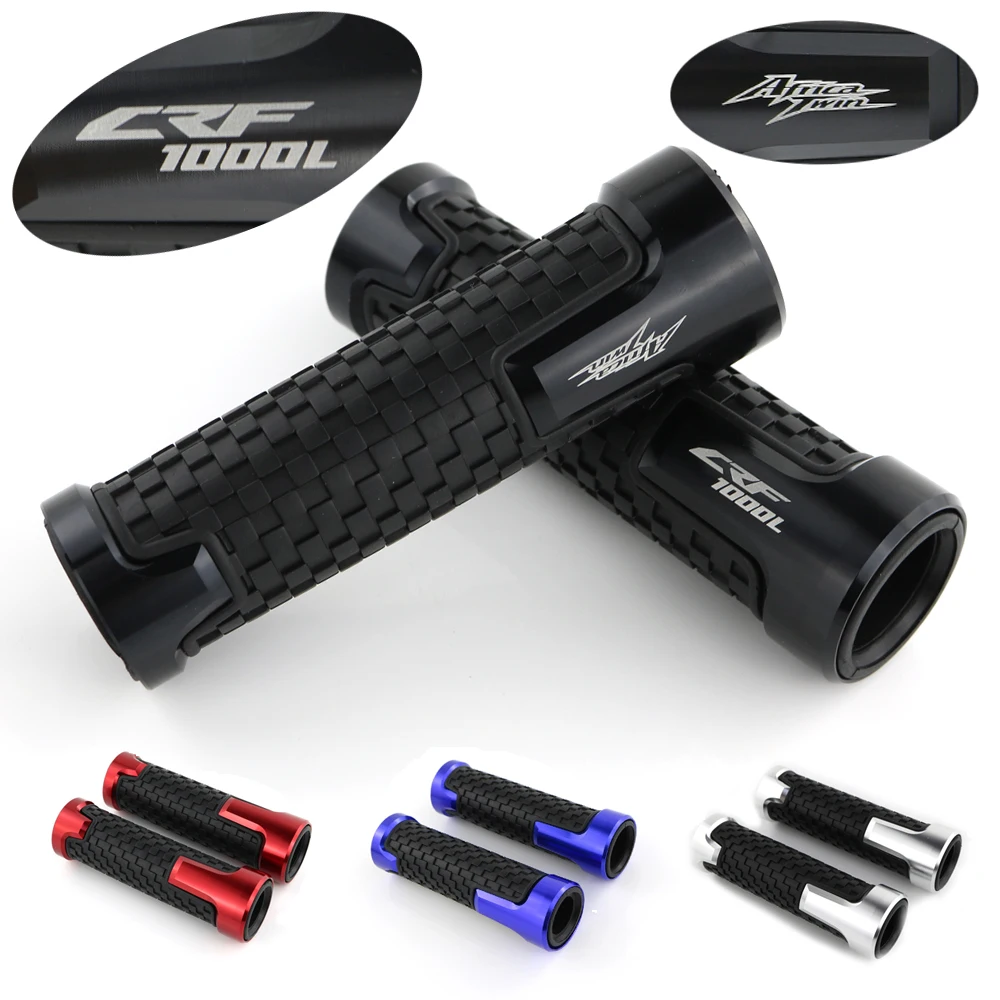 

For Motorcycle Honda CRF 1000L African Twin CNC Aluminum None-Slip Rubber Handlebar Handle Grips