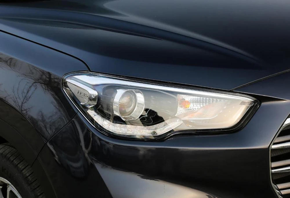 Для hyundai IX35 фары объектив автомобиля фары Крышка Замена Прозрачный авто оболочка Крышка