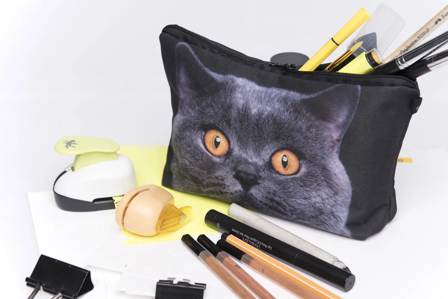 BAGSVOGUE 3D печать кошка косметички для женщин Путешествия Макияж Органайзер несессер