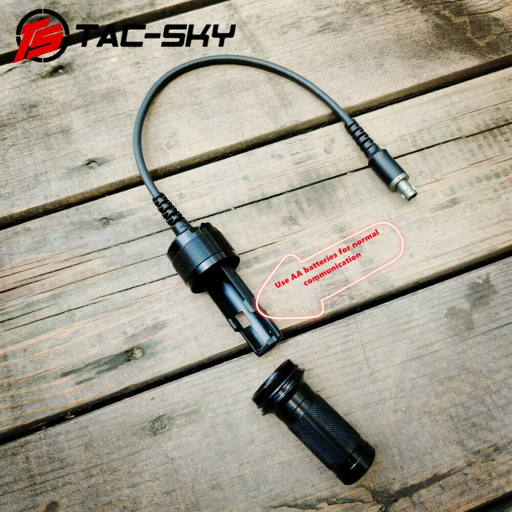 INVISIO V60 PTTのダミーモデル+ケーブル追加 FCS Replica INVISIO V60 PTT U/174 u &2-pin KENWOOD cable For