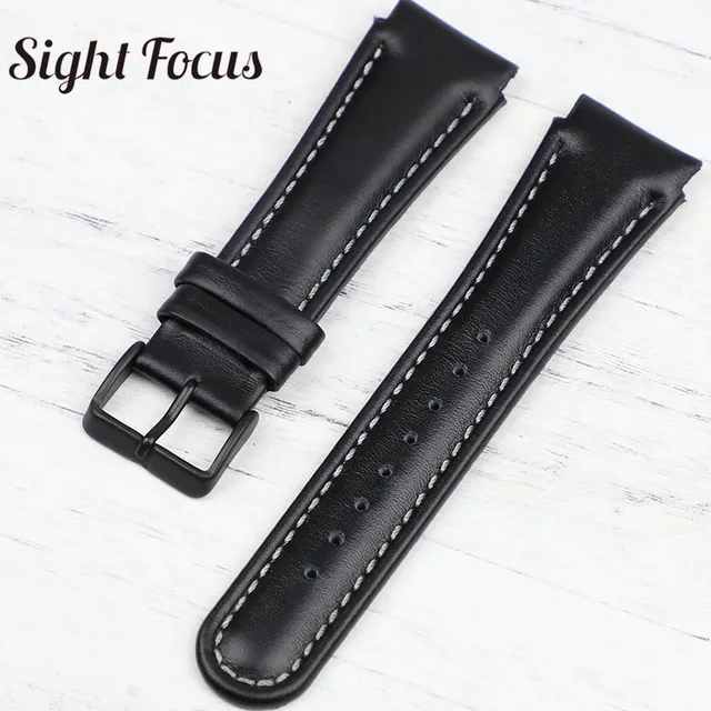 22mm Black Genuine Leather Watch Strap For SUUNTO X LANDER Watch Armband  Bracelet de Montre Uhrenarmband fit SUUNTO X LANDER|Watchbands| - AliExpress