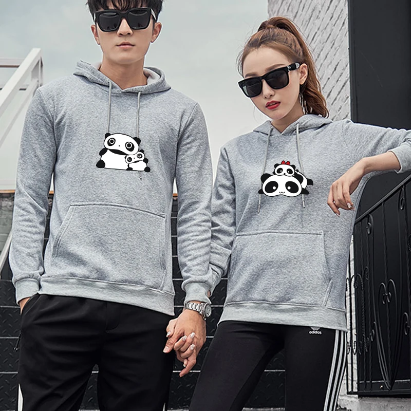 Повседневные толстовки с капюшоном Kawaii Panda Kpop женская и мужская одежда | Толстовки и свитшоты -4000570733877