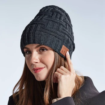 

Fashion Wireless Bluetooth Hat Call Music Stereo Hot Knitting Bluetooth Headset Knitted Bluetooth Headset Cap