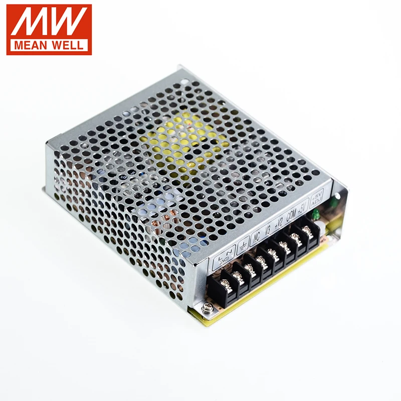 MEAN WELL RT-65A 66 Вт тройной выход импульсный источник питания 5 в 12 в-5 в DC 6A 2.8A 0.5A блок питания трансформатор