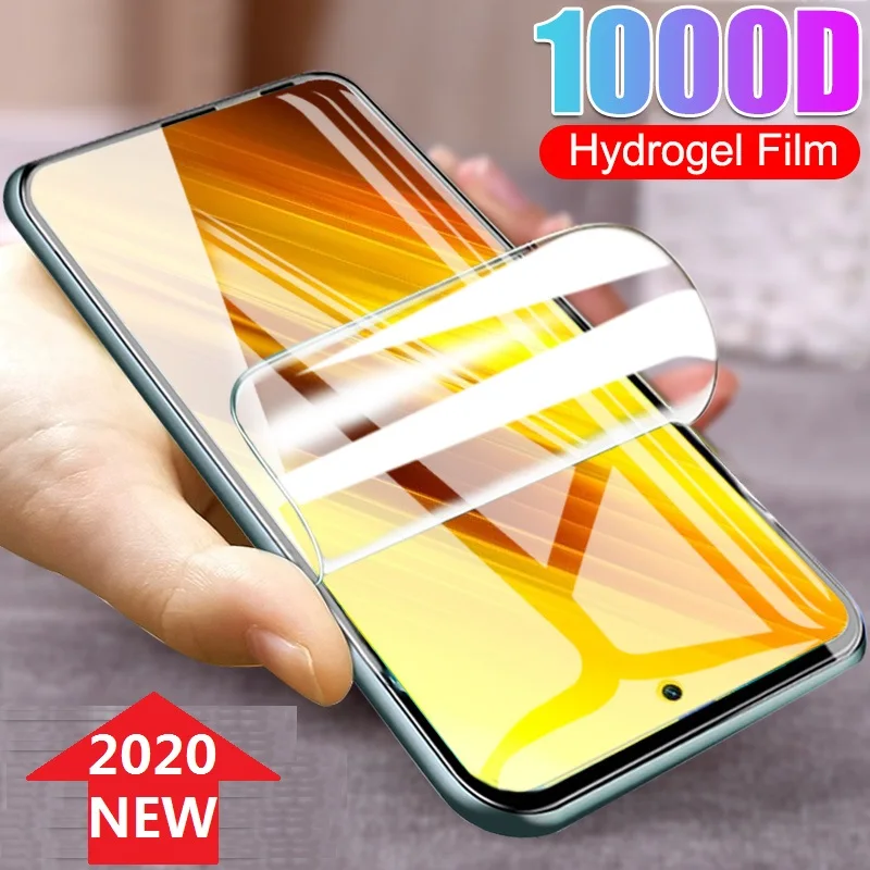 Защитная Гидрогелевая пленка для Poco X3 NFC X2 M2 F2 Pro Xiaomi Mi 10T 10 Ultra Lite 9T (не стекло) |