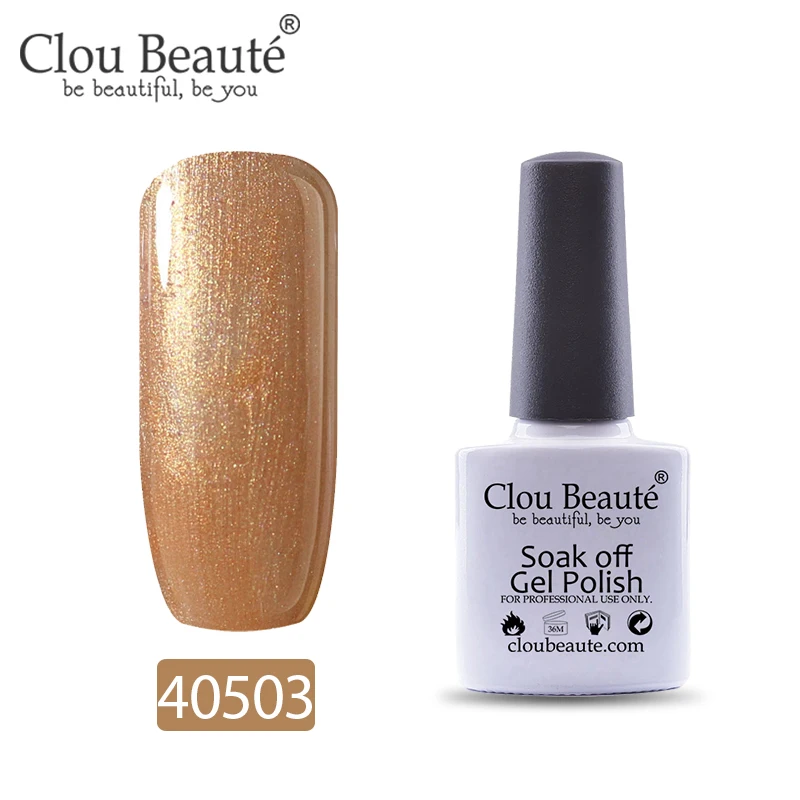 Гель-лак Clou Beaute UV Vernis полуперманентный Гель-лак Маникюр полуперманентный Vernis основа и верхнее покрытие праймер лак для ногтей - Color: 40503