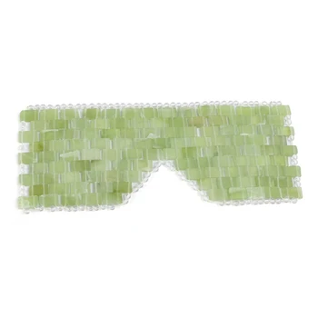 

Natural Jade Mask Eye Mask Stone Face Massager Anti Wrinkle Eye Relaxation Skin Massage Beauty Care Tool