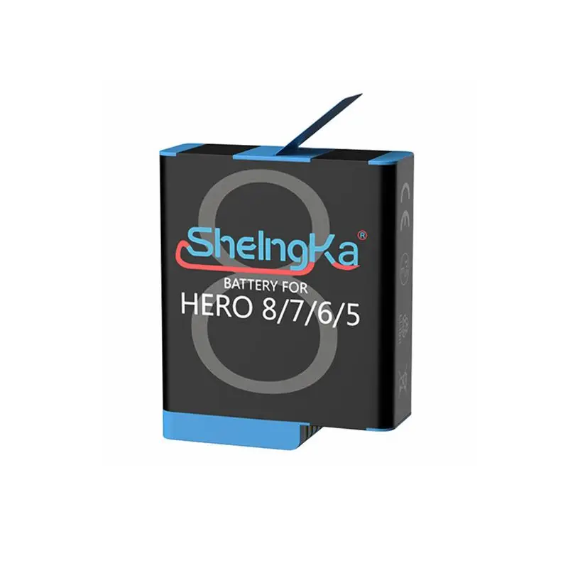 SheIngKa Hero8/7/6/5 Смарт IC батарея+ Led Зарядное устройство для хранения для GoPro Hero 5 6 Hero 7 Hero 8 черный батарея аксессуары - Цвет: A Package