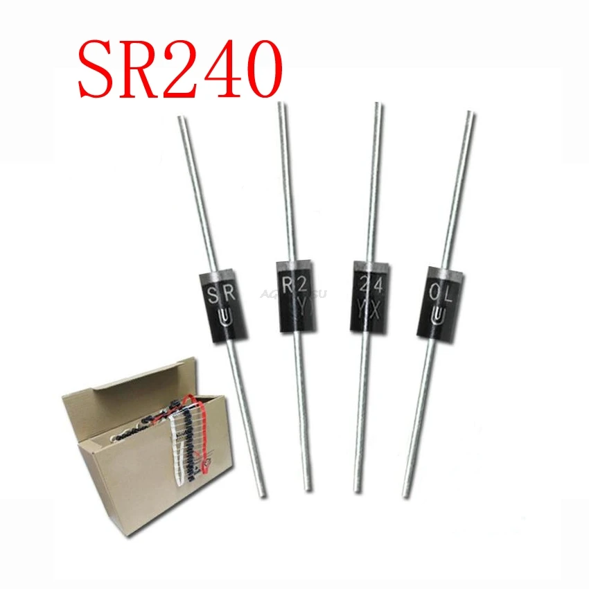 

20PCS SR240 SR260 SR360 SR540 SR560 SR2100 SR3100 SR3200 SR5100 SR5150 SR5200 DO-41 DO-27 Schottky Rectifier Diode