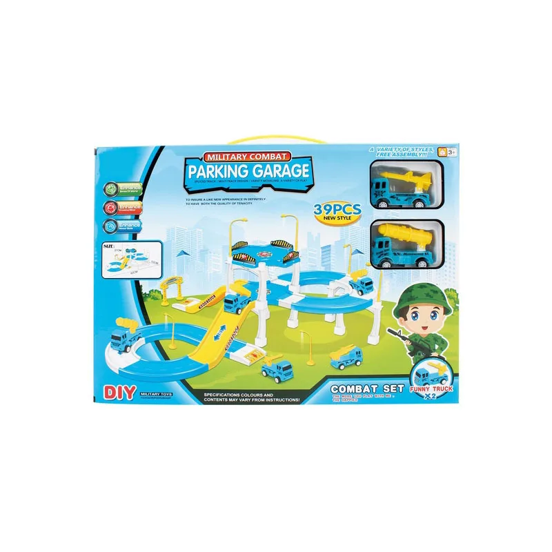 

Children DIY Multilayer Parking Lot Assembled Toys Parent And Child Interactive Educational Early Childhood Toy Educational Self