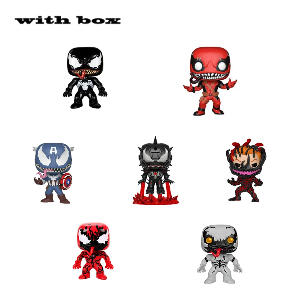 Веном карнидж венопул с коробкой виниловая модель экшн-Фигурки игрушки подарки |