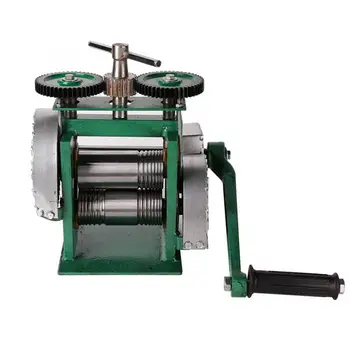 

Combination Manual Rolling Mill Jewelry Marking Tabletting Machine Jewelry Tabletting Rolling Mill Tools for Jeweler Making