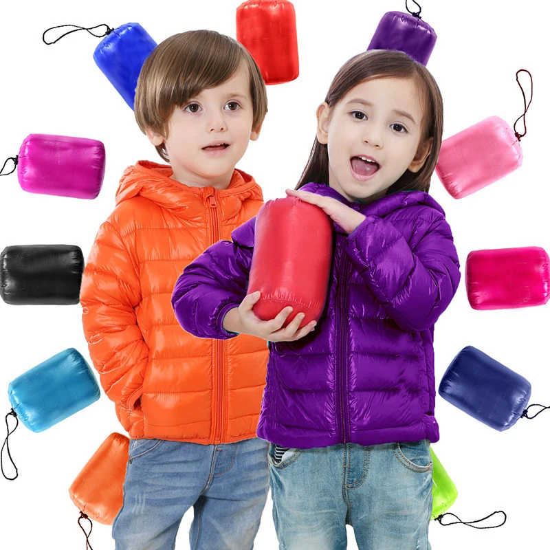 Детские куртки пуховики на утином пуху легкая пуховая куртка для девочек детская