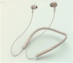 Brown Xiaomi шейный ошейник, магнитный наушник с микрофоном, спортивный гибридный двойной драйвер, светильник для ухода за кожей, для отдыха, Bluetooth 4,1, Verson, новинка - Цвет: Brown