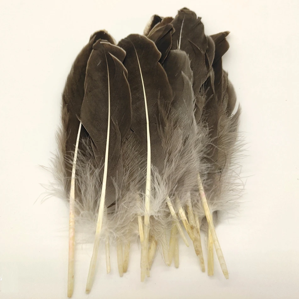 50Pcs Natural Goose Feathers Plume Craft DIY Royal Blue Feather Wedding Party Plumas Jewelry Making Decor Accessories 13-18CM goose feathers craft feathers natural feathers