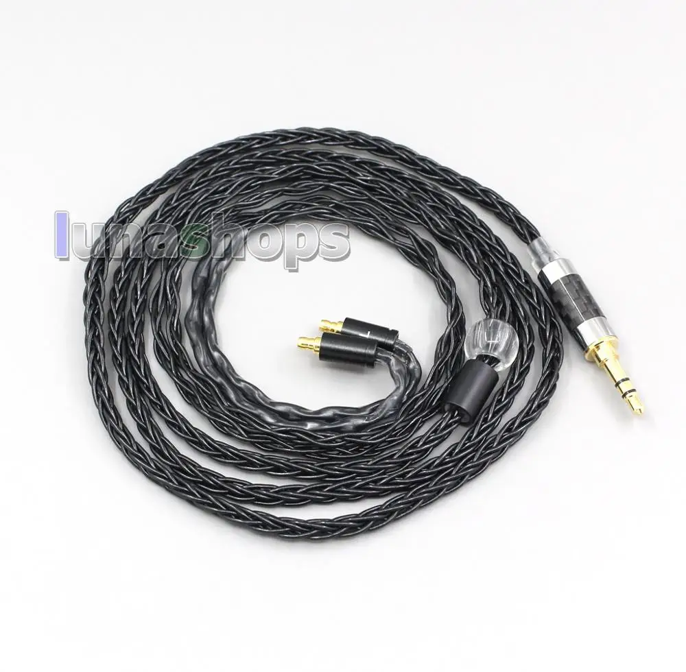 LN006460 2,5 мм 3,5 мм XLR сбалансированный 8 ядерный OCC Серебряный смешанный кабель для Sennheiser IE400 IE500 Pro