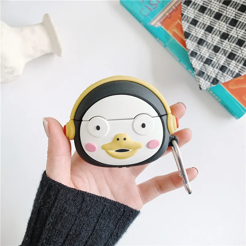 

pengsoo Earphone Case for Airpod Pro Case Cartoon Penguin Earphone Case for Airpods Pro