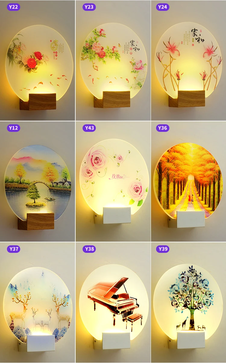Lâmpada de Parede Corredor da Escada Artpad Romântico Moderno Loveliness Clássico Imagem Cabeceira Quarto Varanda Led Nordic Casa Parede Luz 8 w 25 da escada varanda led nordic casa parede luz
