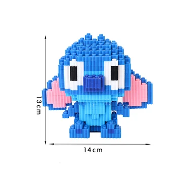 

Diamond Building Block Brick Stitched Doll Mini Particles Lilo Angel Mini Creator Cute Brick Headz Toys For kids
