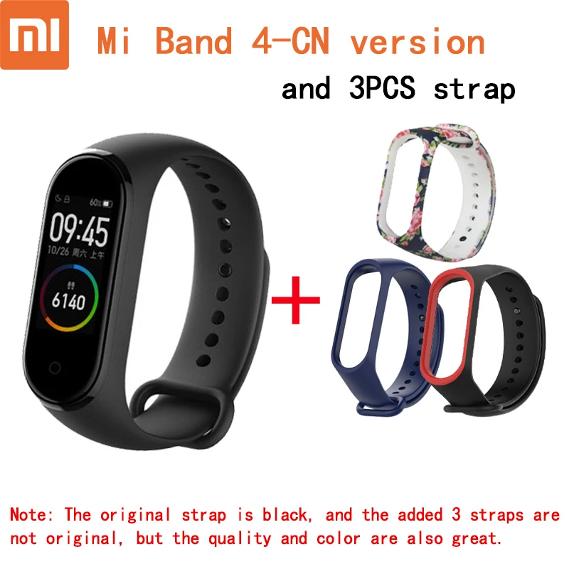 Mi band 4 китайская версия Смарт-браслета mi band 4 браслет сердечного ритма часы с цветным экраном Bluetooth 5,0