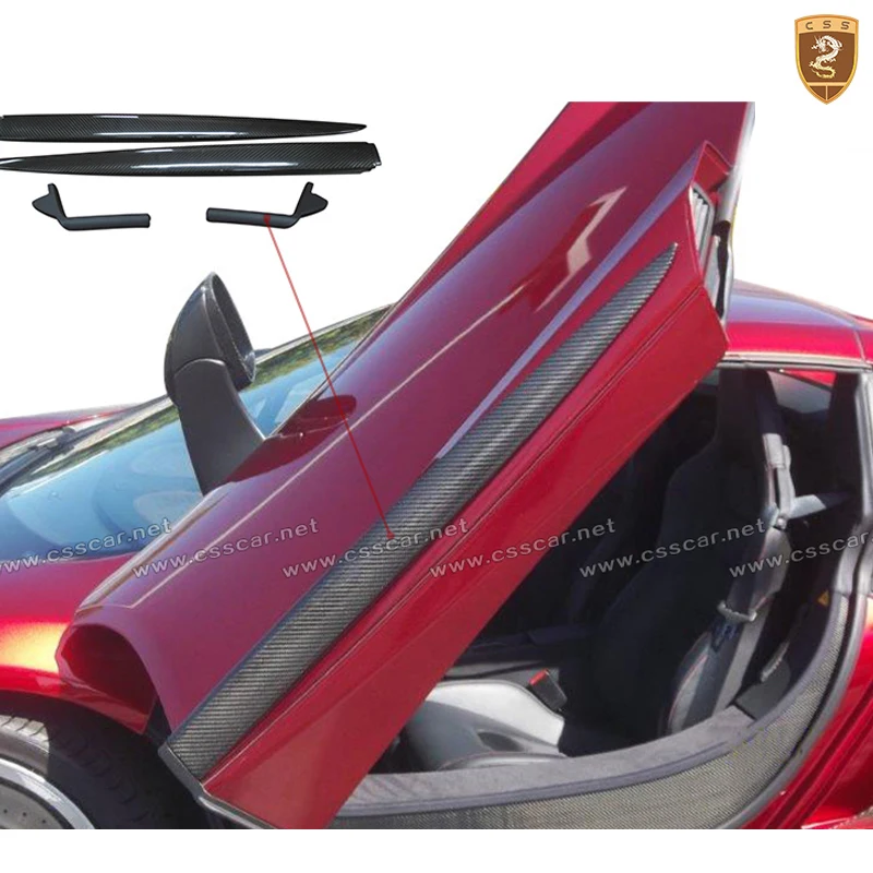 Fit For Mclaren MP4-12C 650S 650 carbon fiber side skirts front splitter for wind | Автомобили и мотоциклы