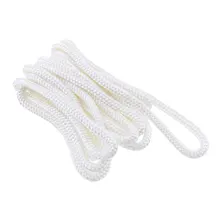 3/8 дюйма x 15 футов Белая Двойная оплетка нейлоновая швартовка и Стыковочная линия для лодок