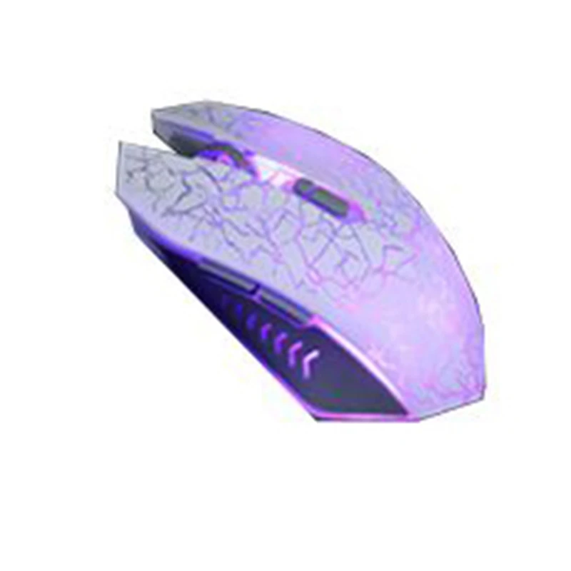 Для T6 Радужный ослепительный usb-кабель, игровая клавиатура и мышь+ коврик для мыши, набор