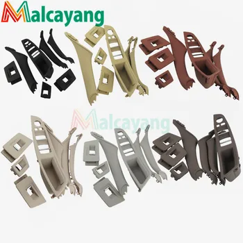 

7pcs For BMW 5 series F10 F11 F18 F30 Left Hand Drive LHD Gray Beige Black Car Interior Inner Door Handle Panel Pull Trim Cover