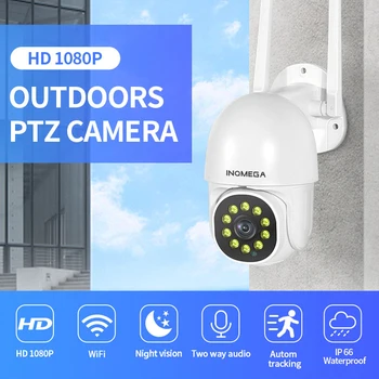 

1080p Ptz Dome Ip Camera Wifi Cctv Cloud Outdoor Security Auto-track Wireless Video Surveillance Camera Voice Cam Drop Shipping