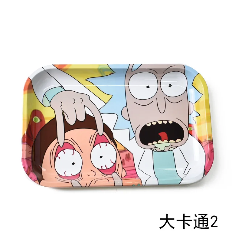 

280*180mm Big Weed Rolling Tray Rick and Morty Tray Wholesale Price