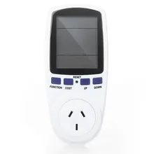 Многофункциональный, с ЖК-дисплеем Цифровой Энергосбережение Мощность метр 240V 50HZ ватт Вольт Ампер монитор Анализатор гнездо