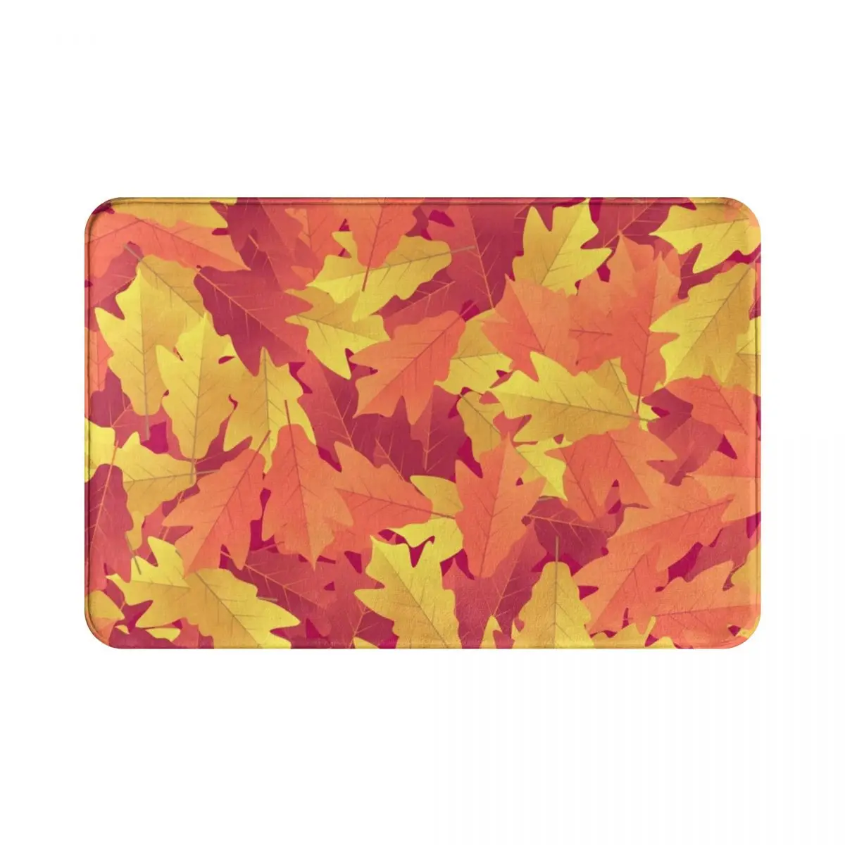 Fallen Leaves Pattern Polyester Doormat Rug carpet Mat Footpad Non-slip Water oil proof Entrance Kitchen Bedroom balcony toilet | Дом и сад