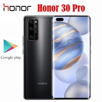 

Original Official Honor 30 Pro Kirin 990 5G Cell Phone 6.57inch OLED Octa Core Android 10 OS 4000mah 8G ROM 128G RAM Google Play
