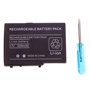 

2pcs 3.7V 2000mAh Rechargeable Lithium-ion Battery with Tool Pack Kit for Nintendo DSL NDS Lite Replacement Bateria for Gamepad