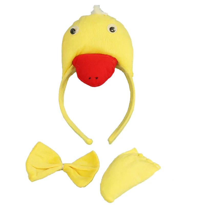 Kids Adult Animal Duck Headband Bow Tie Tail Cosplay Props Party Costume Halloween Christmas Kids Adult Animal Duck Headband Bow Tie Tail Cosplay Props Party Costume Halloween Christmas