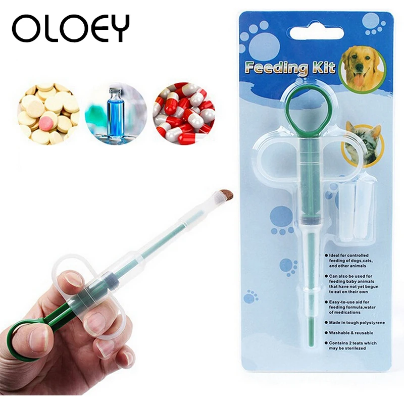 

Reusable Small Hydroponics Plastic Nutrient Sterile Health Measuring Hand Push Syringe Tools for Pet Cat Feeder Drinker Product
