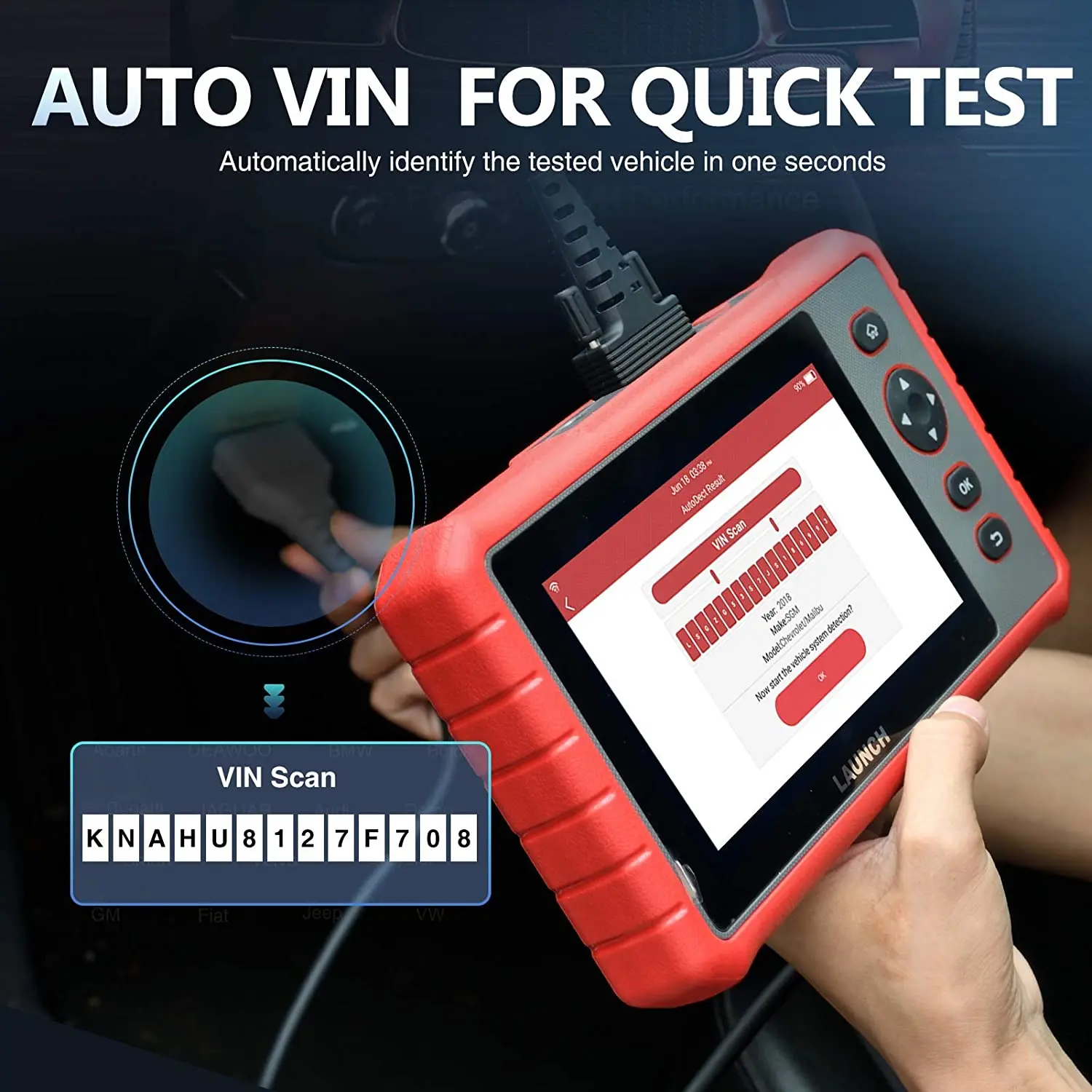 cheap car inspection equipment LAUNCH X431 CRP909X OBD2 Scanner Full System Code Reader Diagnostic Tools Automotive Tools TPMS Professional Automotive Scanner car inspection equipment for sale