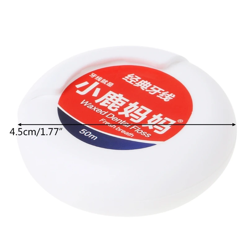 1 Box 50m Dental Flosser Teeth Clean Dental Floss Toothpick Teeth Flosser R3MF