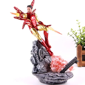 

Iron Man MK85 Tony Stark PVC Collection Model Toy Marvel Avengers Endgame Action Figure Mark 85 Nano Weapons Gift for Kids
