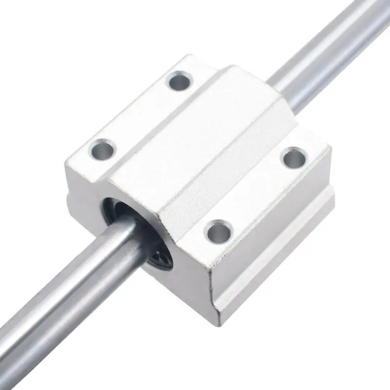 

Set Bearing Linear Slide 10Pcs Shaft Replacement Transmission Carbon Steel 300x8mm Machine