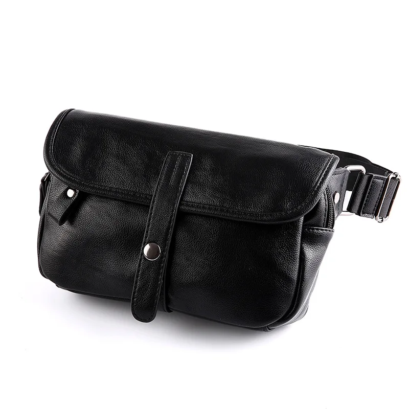 

Men's leather chest bag casual single shoulder bag diagonal cross bag men's small backpack trendy men's bag