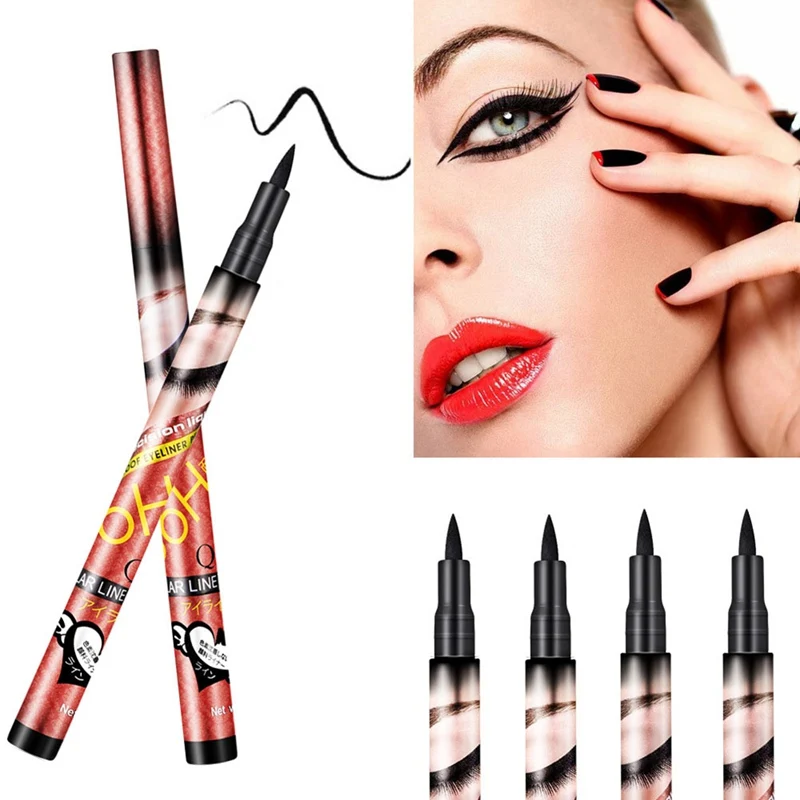 Быстросохнущая черная жидкая Водостойкая Подводка для глаз Liquid Make Up Eye Liner
