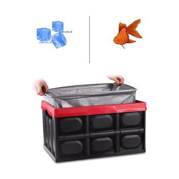 

30L Multi-function Car Trunk Box SUV Move Storage Box Tool Pack Oversized Sturdy