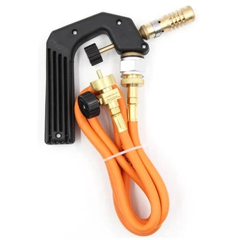 

Mini Gas Torch Mapp Soldering Gas Torch Brazing with Handle 1.5 Meter Tube Propane Welding Plumbing for One Pound Cylinders