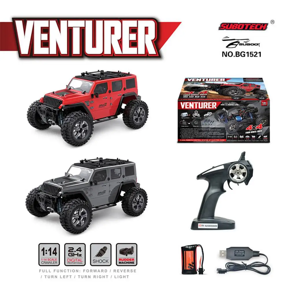 Автомобильный Багги rccity Subotech BG1521 Golory 1/14 2 4G 4WD 22 км/ч с пропорциональным