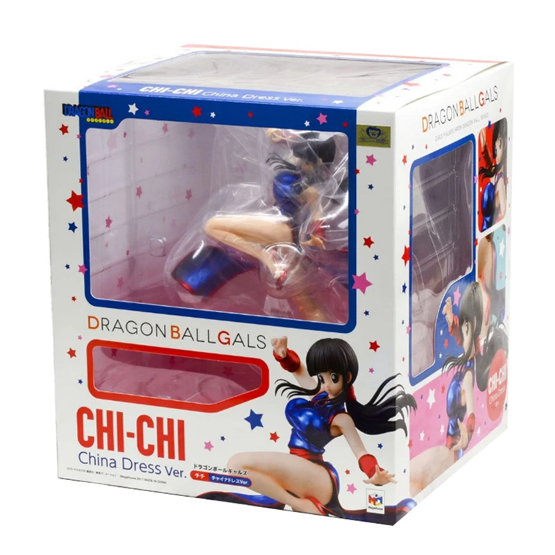 PVC Figure New Loose Chichi 20cm Dragon Ball Z Gals Cheongsam Ver 