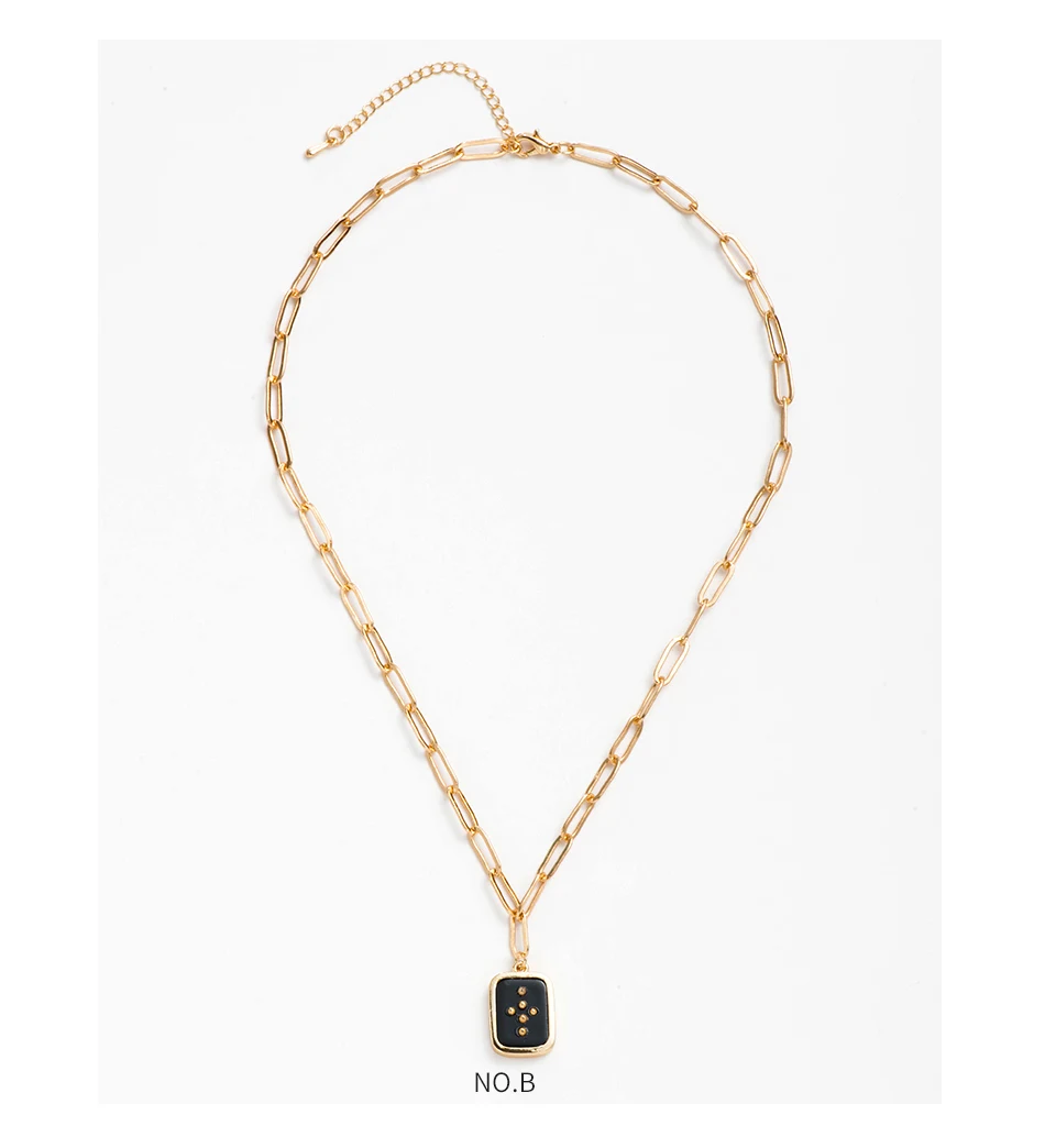 Fever& Free Крошечный Кулон ожерелье Женская мода золотой геометрический колье вечерние ювелирные изделия Collares De Moda